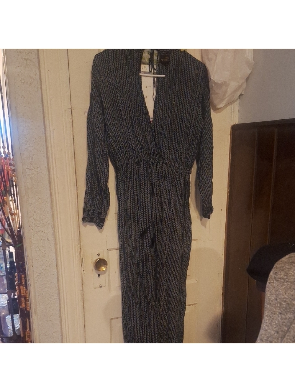 Stylish Black and Blue Jumpsuit